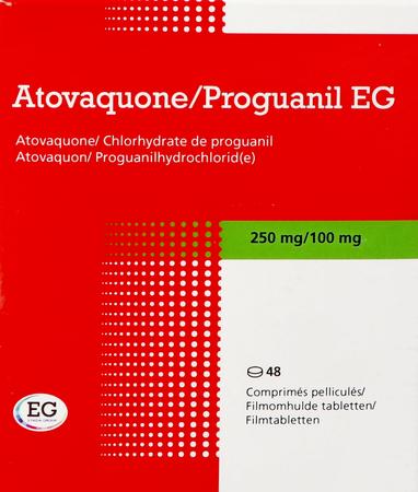 Atovaquone Prog.eg 250mg/100mg Orifarm Comp Pell48 2