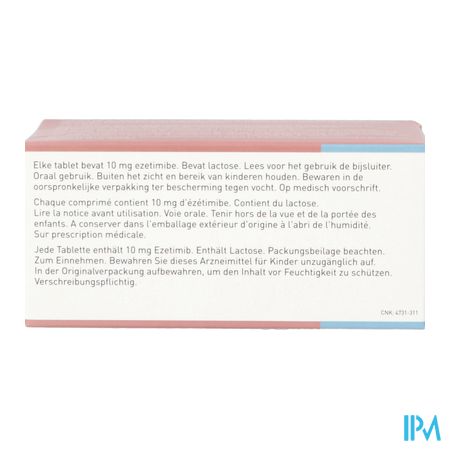 Ezetimibe Eg Pi Pharma 10mg Tabl 100 Pip 3