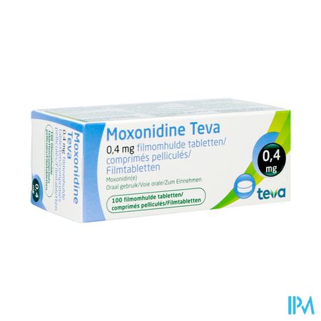 Moxonidine Teva Comp 100 X 0,4mg