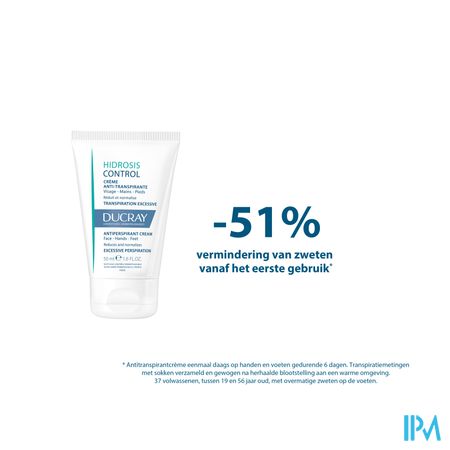 Ducray Hidrosis Control Creme 50ml Nf 6