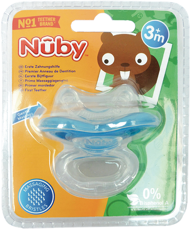 Nûby Silicone bijtspeen Gum-Eez™ - 0m+ 2