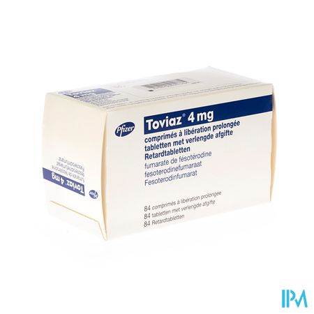 Toviaz 4mg Comp Verlengde Afgifte 84 X 4mg