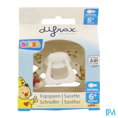 Difrax Fopspeen Natural 6m+ Bumba 2