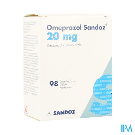 Omeprazol Sandoz 20mg Pi Pharma Caps 98x20mg Pip