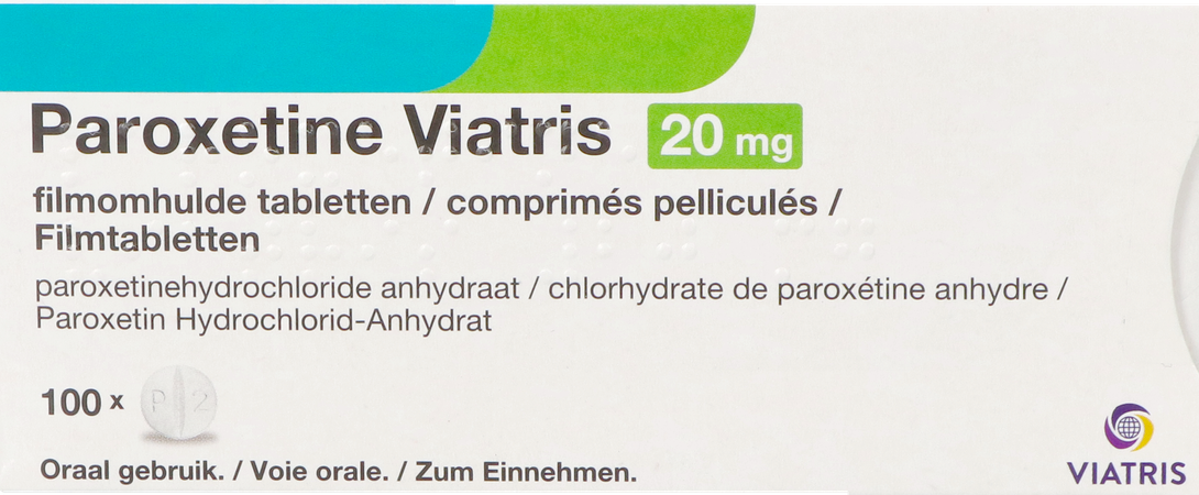 Paroxetine Viatris 20mg Tabl 100 Blister 2