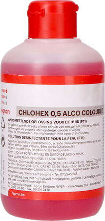 Fagron Pharmawhite Chlohex 0,5 Alco Coloured 250ml 2