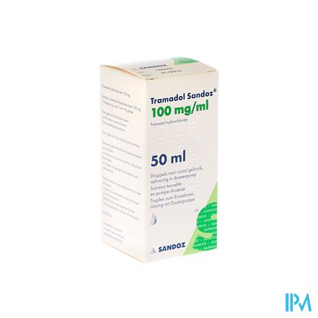 Tramadol 100mg/ml Sandoz Doseerpomp 50ml