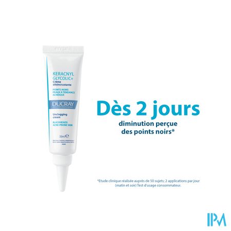 Ducray Keracnyl Glycolic+ Cr Tegen Zw.puntjes 30ml 14