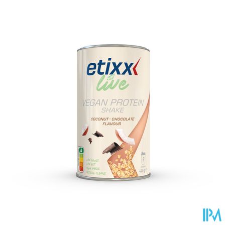 Etixx Live Vegan Protein Shake Coco-choco Pdr 448g