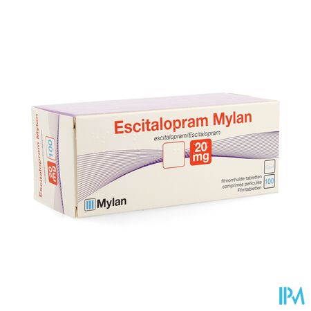 Escitalopram Viatris 20mg Filmomh Tabl 100