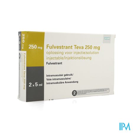 Fulvestrant Teva 250mg Ser.prer. 2x5ml 50mg/ml