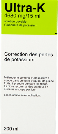 Ultra K Sol. Potassium 200ml 5