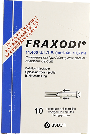 Fraxodi Amp Ser 10x0,6ml - 11.400 Ui/ie 5