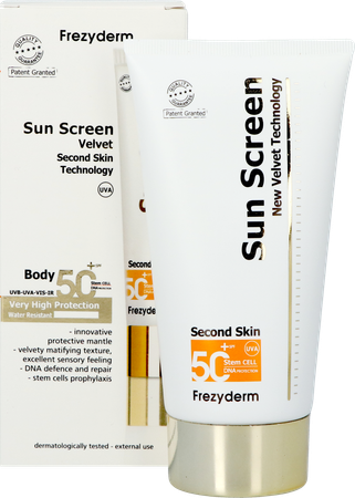 Frezyderm Sunscreen Velvet Body Spf50+125ml 5