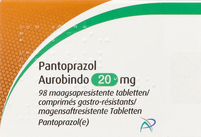 Pantoprazol Aurobindo 20mg Maagsapresist. Comp 98 1