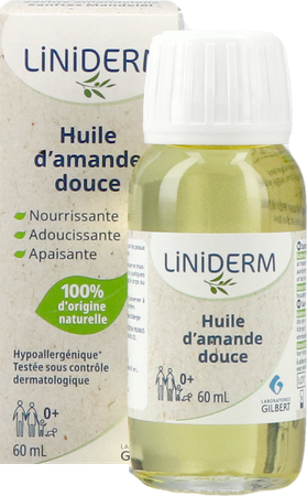 Liniderm Huile Amande Douce 60ml 5