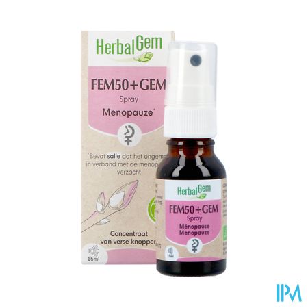 Herbalgem Fem50+ Gem Spray Bio 15ml 7