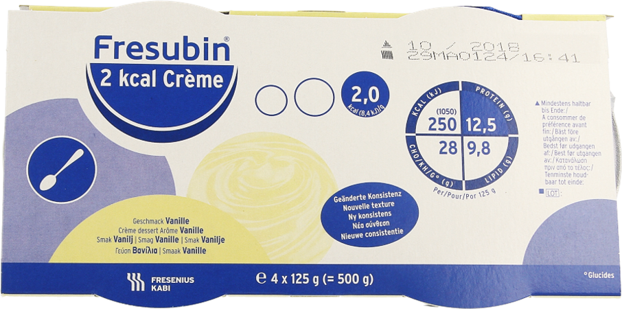 Fresubin 2 Kcal Crème 125g Vanille 4
