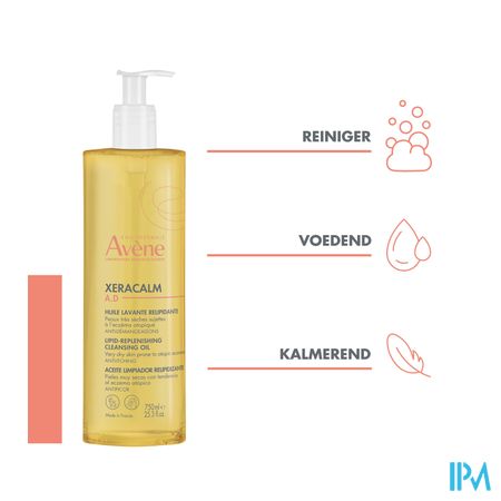 Avene Xeracalm Ad Wasolie Relipiderend 750ml 12