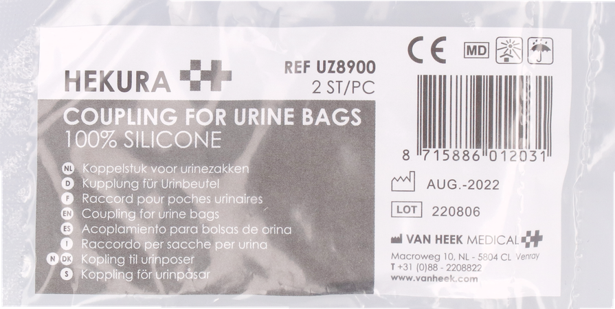 Hekura Raccord Silicone Poche Urinaire 2 Uz8900 1
