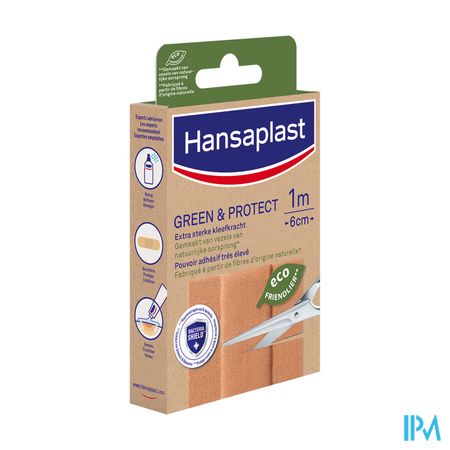 Hansaplast Pansements Green&protect 1mx6cm