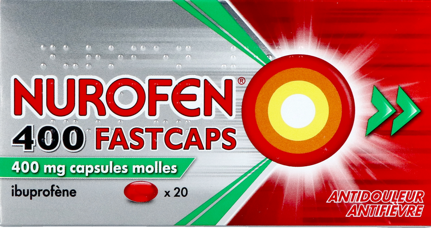 Nurofen 400 Fastcaps Caps 20x400mg 6