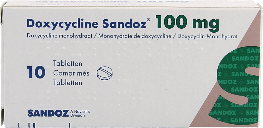 Doxycycline Sandoz Comp Pp/alu 10x100mg 4