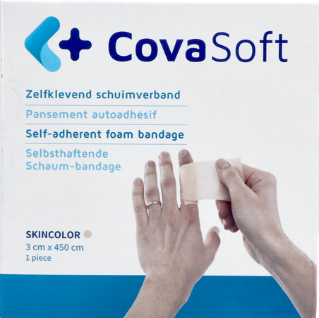 Covasoft Verband Huid 3cmx4,5m Covarmed 1