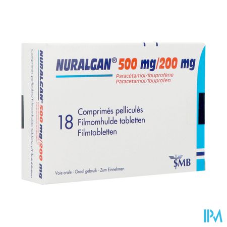Nuralgan 500mg/200mg Filmomh Tabl 18
