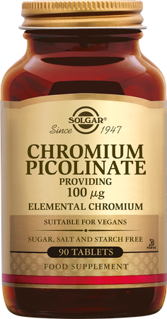 Solgar Chromium Picolinaat Comp 90x100mcg 2