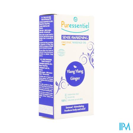 Puressentiel Mass.olie Ylang Ylang-gember Bio100ml