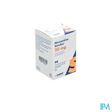 Memantine Sandoz 20mg Filmomh Tab 98 X 20mg