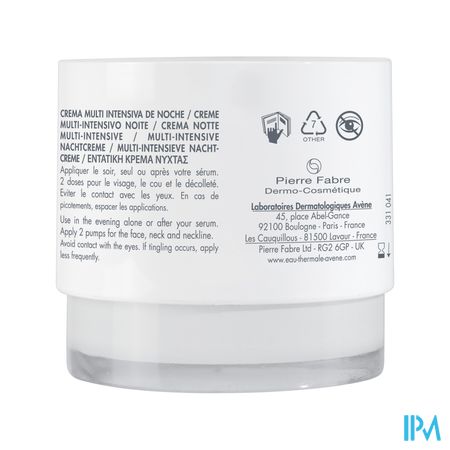 Avene Hyaluron Activ B3 Cr Regen. A/ride Nuit 40ml 5