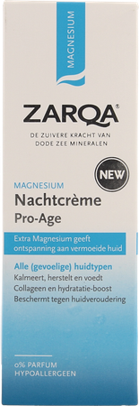 Zarqa Magnesium Nachtcreme Pro-age 50ml 2