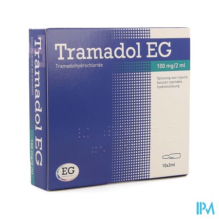 Tramadol EG Amp 10 X 2 Ml 100Mg/2Ml