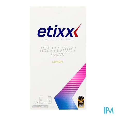 Etixx Isotonic Lemon Pdr 8x35g 1