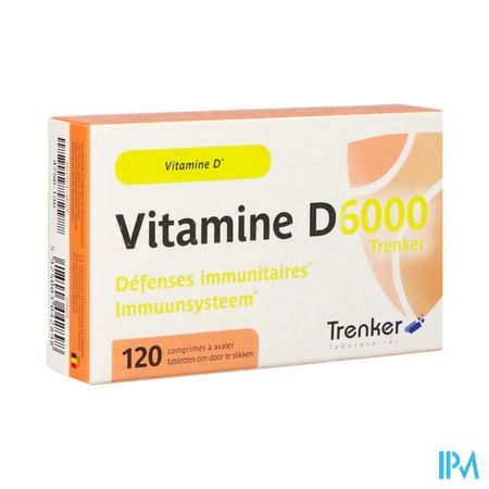 Vitamine D6000 Trenker Tabl 120 Nf