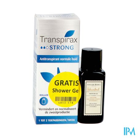 Transpirax Strong Roller 50ml + Douchegel 30ml