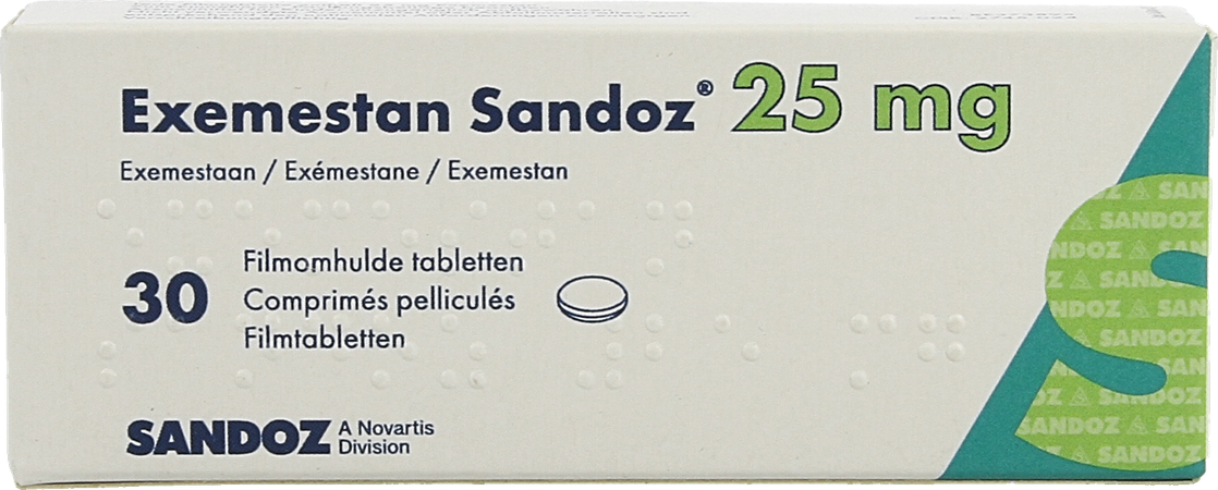 Exemestan Sandoz 25mg Filmomh Tabl 30 X 25mg 3