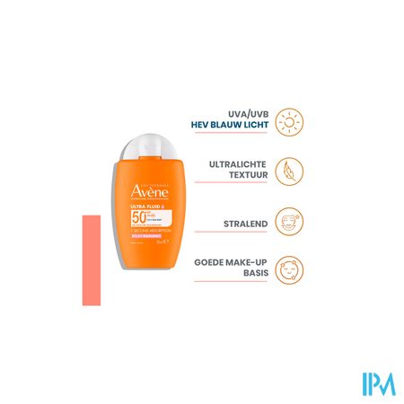 Avene Zon Spf50+ Ultra Fluid Eclat Radiance 50ml 10