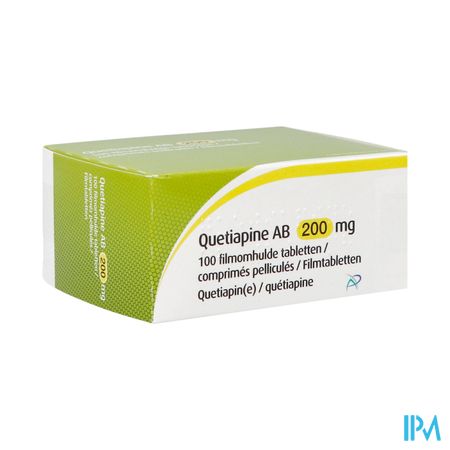 Quetiapine Ab 200mg Filmomh Tabl 100x200mg