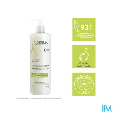 Aderma Indisp.douchegel Hydra Protect 750ml Promo 5