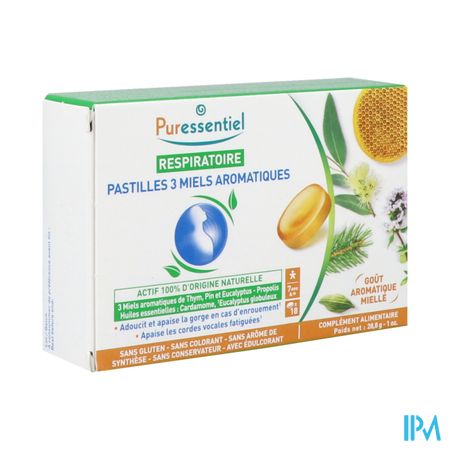 Puressentiel Respiratoire Pastilles Miel 18