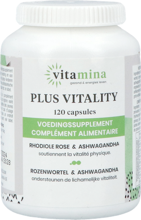 Vita Mina Plus Vitality Caps 120 1