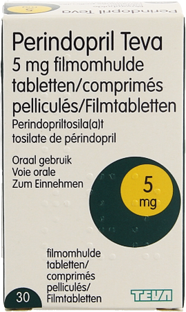 Perindopril Teva 5,0mg Filmomh Tabl 30 X 5,0mg 1