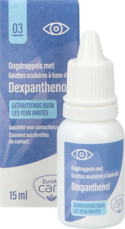 Eureka Care Oogdr.irrit.ogen Dexpanth.prov.b5 15ml 5