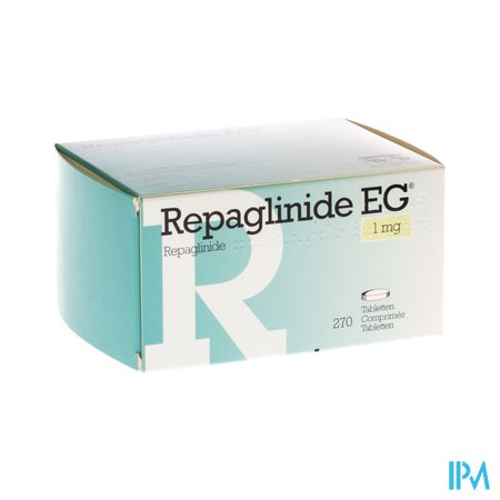 Repaglinide EG 1,0Mg Comp 270 1