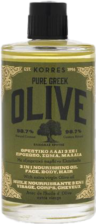 Korres Kf Olijf Olie 3en1 Gezicht Lich. Haar 100ml 3