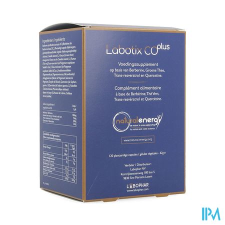 Labotix Co Plus V-caps 120 Natural Energy Labophar