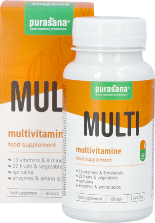 Purasana Multivitamin Fruit&veggie V-caps 60 Nf 7